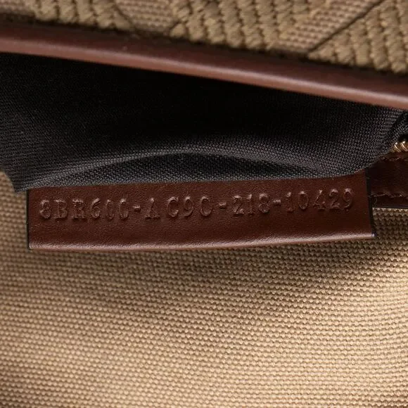 Fendi FF Embroidered Canvas Baguette Shoulder Bag - Picture 6 of 15